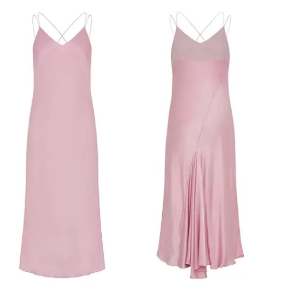 MO&Co. Silk Long Slip Dress - Picture 2 of 5